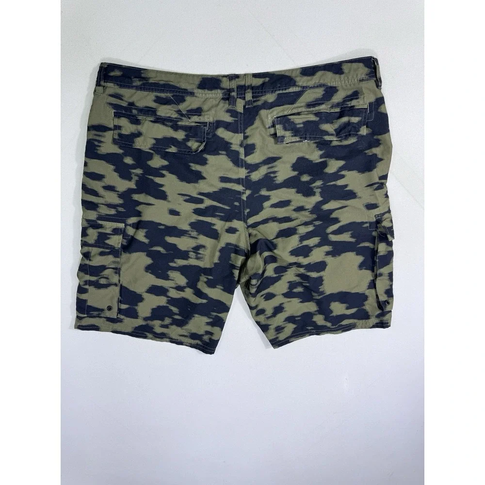 Quiksilver Amphibian Board Shorts Mens 38 (39x8) Camo Cargo Surf Swim Trunks